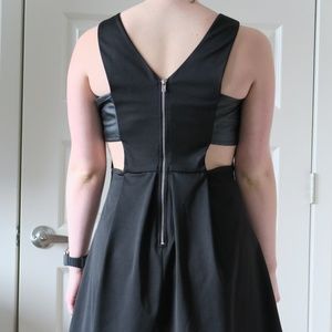 Black Cutout Party Dress